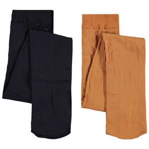 Σετ 2 λεπτά μονόχρωμα καλσόν 