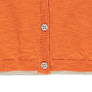 Λεπτή ζακέτα από βαμβακερό slub ύφασμα  