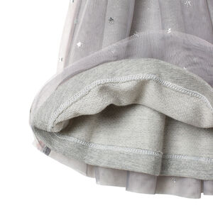 Jupe courte en tulle à étoiles 