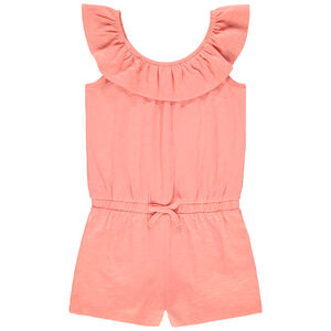 Αμάνικο ολόσωμο combi με βολάν 