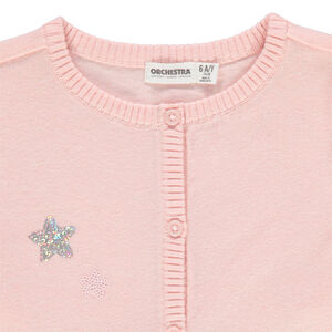 Gilet en tricot avec motif en sequins 