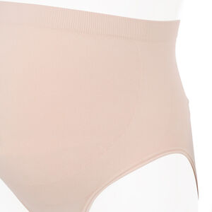 Ψηλόμεσο σλιπ εγκυμοσύνης χωρίς ραφές στο χρώμα του δέρματος 