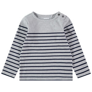 Μαρινιέρα ζέρσεϊ με ρίγες σε χρώμα που κάνει αντίθεση  