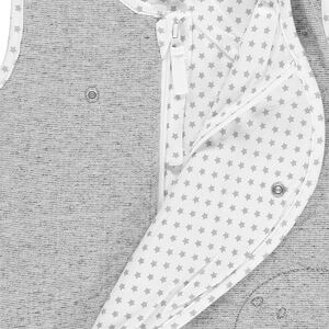 Turbulette sans manches doublée jersey avec dragon brodé 