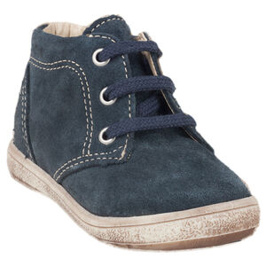  Bottillons à lacets en cuir suédé unis 