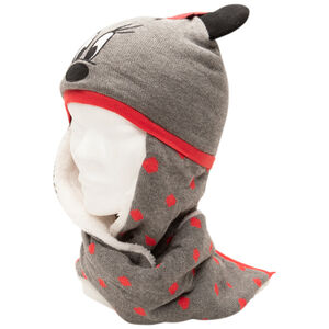 Bonnet écharpe doublé sherpa Minnie Disney 