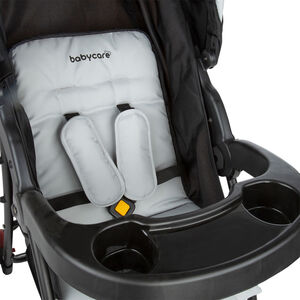 Καρότσι  duo 2 σε 1 - Γκρί/Μαύρο 