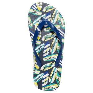 Σαγιονάρες με τυπωμένα σερφ σε όλη την επιφάνεια 24 με 27 