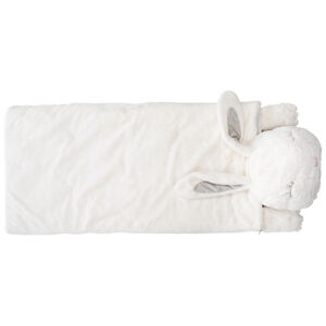 Κουβέρτα με διακοσμητικό σχέδιο και προσωπάκι κουνελιού από sherpa 