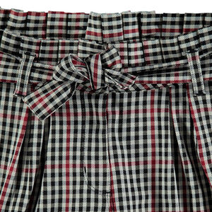 Παιδικά - Παντελόνι με μικρά καρό και ζώνη που δένει 