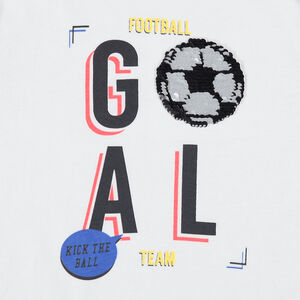 Σετ μπλουζάκι και βερμούδα , με σχέδιο μπαλόνι με παγιέτες   