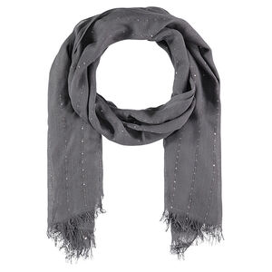 Φουλάρι από βουάλ βισκόζης με ασημί πούλιες 