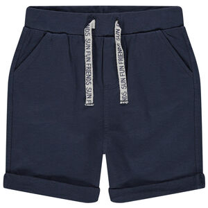 Βερμούδα molleton με τύπωμα στα κορδόνια  