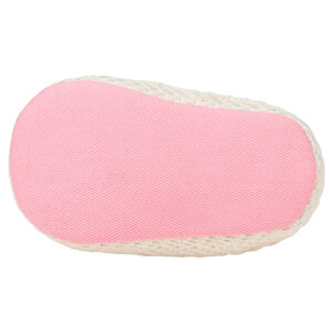 Babies en toile à élastique et noeud esprit espadrille 