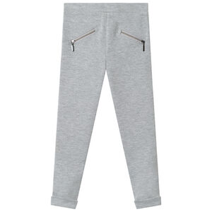 Jegging milano με bandes και τσέπες με φερμουάρ  