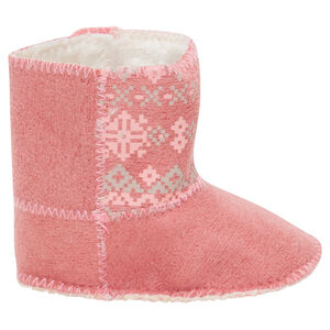 Μποτάκια με επένδυση από συνθετική γούνα 