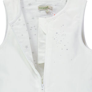 Turbulette sans manches en popeline avec motif printé  