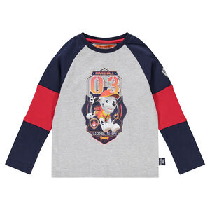 Μακρυμάνικη τρίχρωμη μπλούζα με στάμπα Marcus του Paw Patrol της Nickelodeon™ 