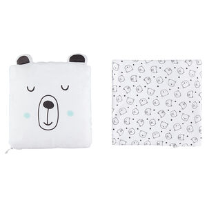 Σετ με κουβερτούλα από ζέρσεϊ και μαξιλάρι με φερμουάρ 