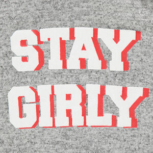 Παιδικά - Μακρυμάνικη μπλούζα με κουκούλα και τυπωμένο μήνυμα 