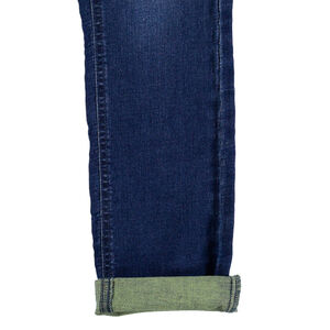 Τζιν με used όψη και επένδυση σε αντίθεση 