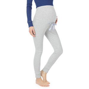 Παντελόνι εγκυμοσύνης για το σπίτι κοτλέ με φαρδιά φάσα ψηλά στη μέση 