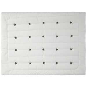 Tapis de parc matelassé à étoiles brodées 
