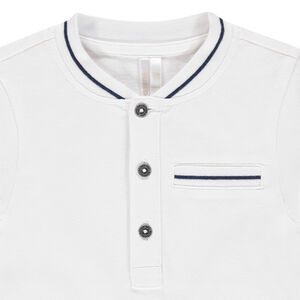 Polo κοντομάνικο από οργανικό βαμβάκι ριγέ  