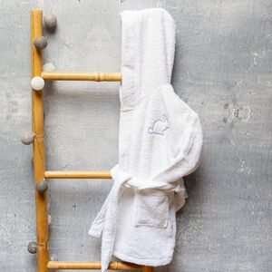  Mπουρνούζι 4 rabbit μπλε  