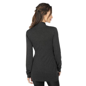 Πλεκτή ζακέτα εγκυμοσύνης χωρίς κουμπιά 