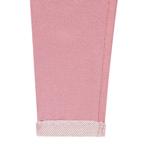 Παιδικά - Παντελόνι φόρμας από μελανζέ φανέλα με μεταλλιζέ ίνες 