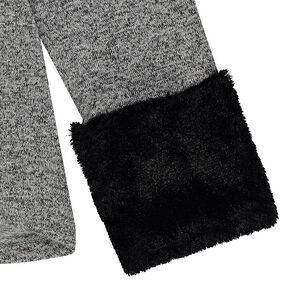 Παιδικά - Φούτερ από φανέλα με φάσες από συνθετική γούνα 