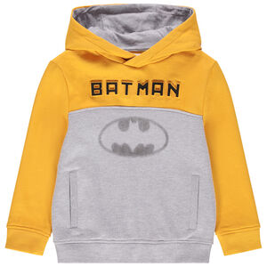 Sweat en molleton bicolore motif Batman  