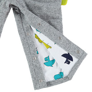 Βαμβακερή μελανζέ σαλοπέτα με ανάγλυφες φάσες 