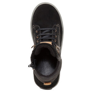 Μποτάκια από δέρμα σουέτ με κορδόνια και φερμουάρ 