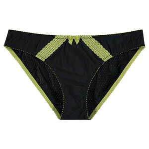 Culotte de grossesse avec empiècements en dentelle 