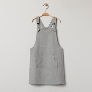 Robe salopette à poche kangourou 