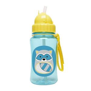  Μπουκάλι με Καλαμάκι Zoo Ρακούν 