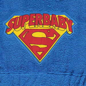 Βαμβακερό μπουρνούζι με σήμα Superbaby™ 