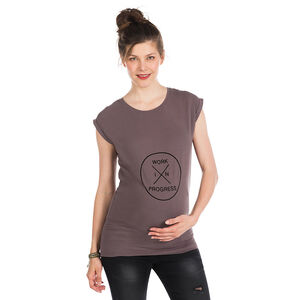 Tunique unie manches courtes de grossesse 