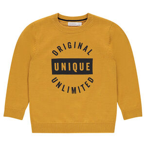 Παιδικά - Πλεκτό με τυπωμένο μήνυμα 