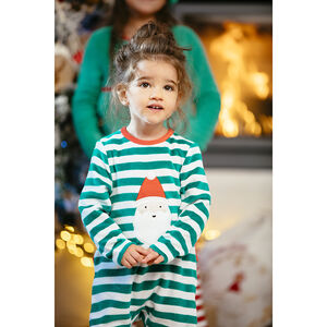 Dors-bien en velours motif père Noël 