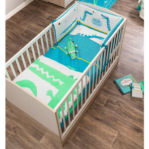 Πάπλωμα με ποπλίνα με σχέδιο κροκόδειλο 80 x 125 εκ 