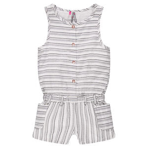 Κοντό κομπινεζόν με φαντεζί ραφές 