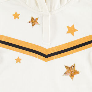 Δίχρωμη φόρμα με μεταλλιζέ λωρίδες και αστέρια 