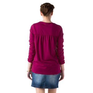 Blouse brodée de grossesse en jersey de coton 