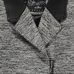 Παιδικά - Παλτό σε ζακάρ και απομίμηση δέρματος 