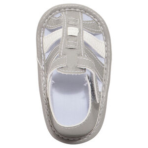 Σανδάλια με όψη δέρματος και άνοιγμα με αυτοκόλλητο velcro 