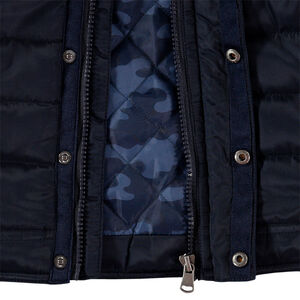 Doudoune matelassée à capuche avec doublure army   