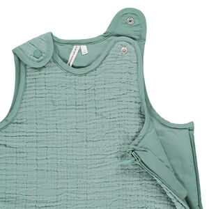 Turbulette sans manches en tétra imprimée all-over 